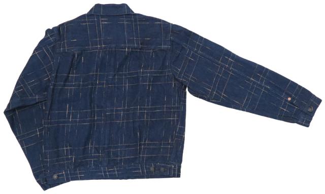 ダルチザン ステュディオ・ダ・ルチザン STUDIO D'ARTISAN 14.0oz 乱れ絣 デニム ジャケット D4574