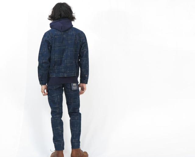 ダルチザン ステュディオ・ダ・ルチザン STUDIO D'ARTISAN 14.0oz 乱れ絣 デニム ジャケット D4574