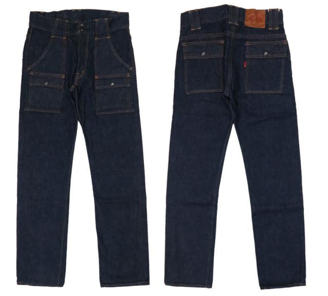 フルカウント FULLCOUNT 1246 デニム ブッシュパンツ 13.7oz ジンバブエコットン ジーンズ