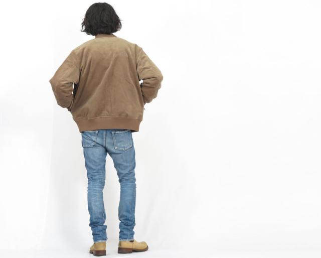 ジョンブル JOHNBULL ヒート コーデュロイ ジップ ブルゾン 無地