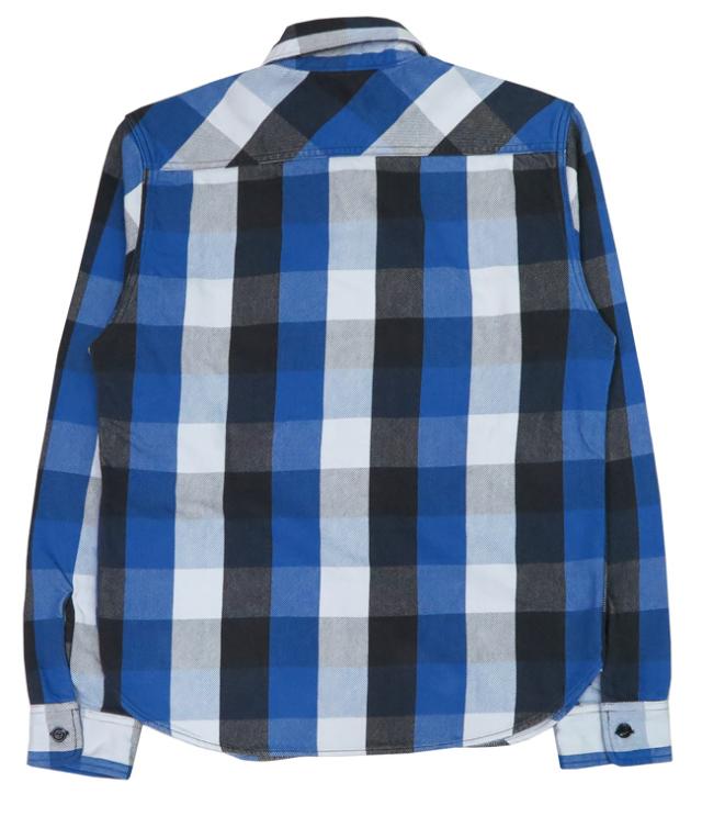 JELADO ジェラード 長袖フランネルシャツ ショート丈 サイズXXL Unionworkers Shirt Short JP82126