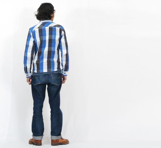 JELADO ジェラード 長袖フランネルシャツ ショート丈 サイズXXL Unionworkers Shirt Short JP82126