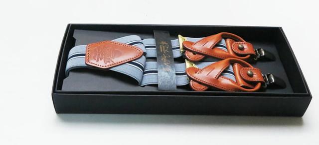 ORGUEIL オルゲイユ サスペンダー クリップ式 ボタン式 替え