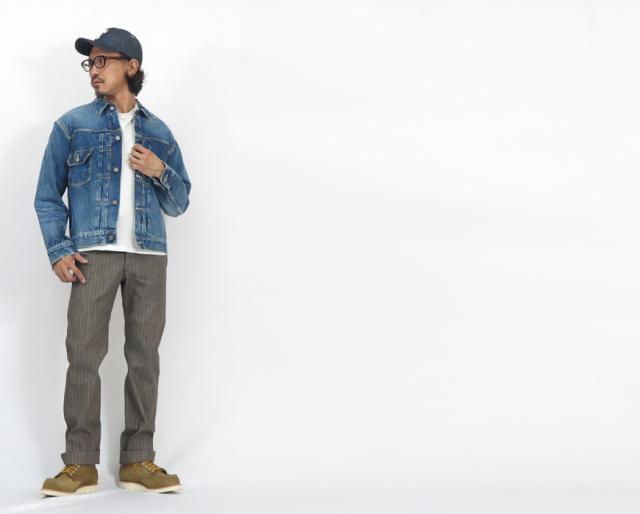 SUGAR CANE シュガーケーン 14.25oz デニム ジャケット セカンドタイプ 2nd DENIM JACKET 1953 AGED MODEL ジージャン Gジャン SC11953SW-429