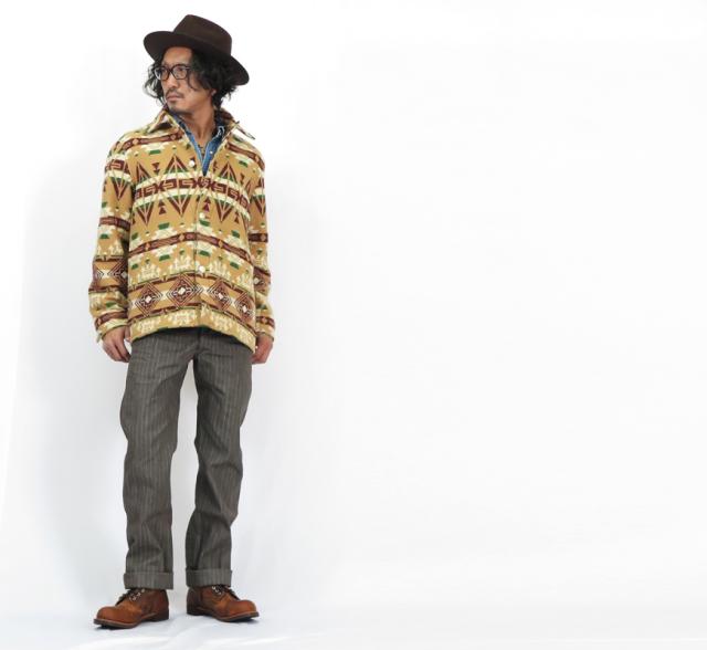 SUGAR CANE シュガーケーン ネイティブアメリカン ウールブランケット ジャケット SC15436