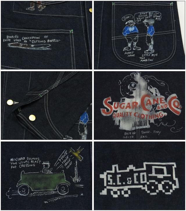 SUGAR CANE シュガーケーン 11oz. BLUE DENIM WORK COAT CARTOON デニム ジャケット ワークコート SC15449