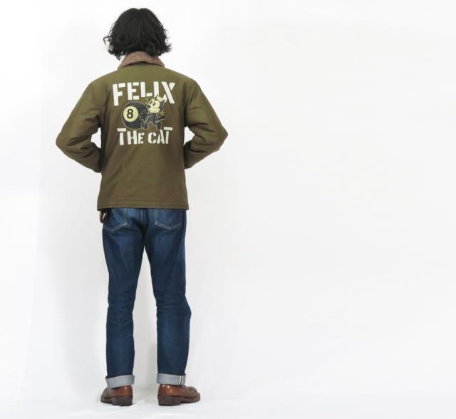 トイズマッコイ TOYS McCOY N-1 デッキジャケット 初期型 FELIX THE CAT 8 BALL TMJ2323