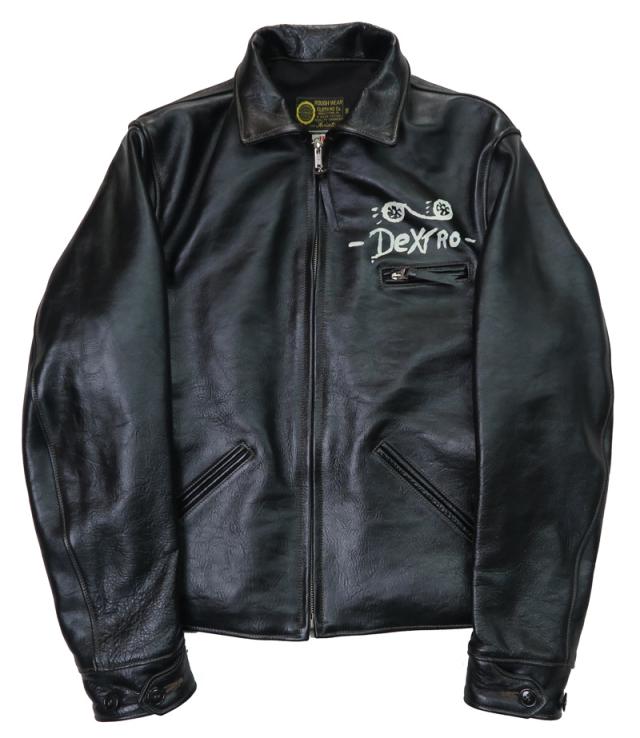 トイズマッコイ TOYS McCOY 50's ホースハイド レザー ジャケット ROUGH WEAR CLOTHING LEATHER JACKET BRMC "DEXTRO" 馬革 TMJ2338