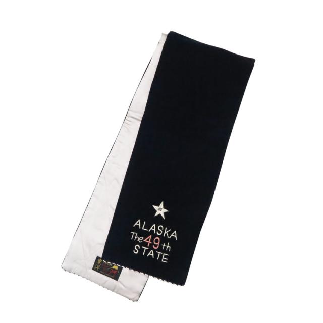 テーラー東洋 テイラー東洋 Tailor Toyo スカ刺繍 マフラー キルティング ベロア VELVETEEN WINTER SCARF “ALASKA” TT02776