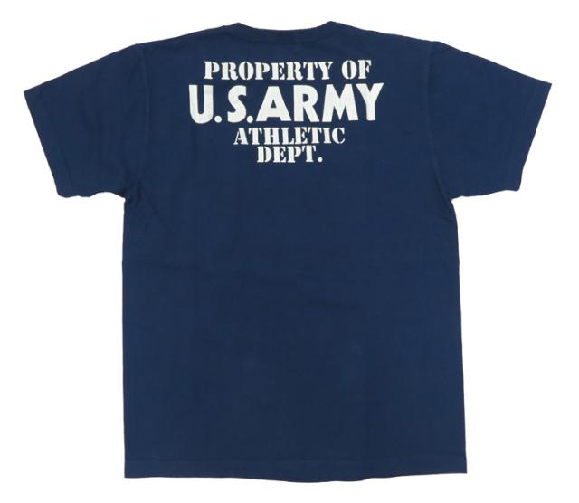 バズリクソンズ BUZZ RICKSON'S 半袖 プリント Tシャツ Made in U.S.A " PROPERTY OF U.S.ARMY ATHLETIC DEPT. " BR79348