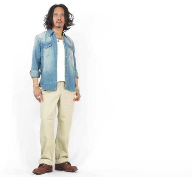 FULLCOUNT 1201-20 U.S.Army Chino 41 Khaki