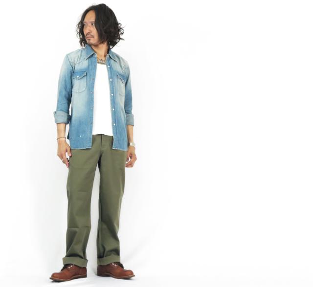 FULLCOUNT 1201-20 U.S.Army Chino 41 Khaki