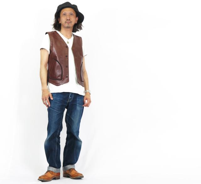 DALLES & CO ダリーズ&コー Mest.C ホースハイド ベスト デラックスウェア DELUXEWARE