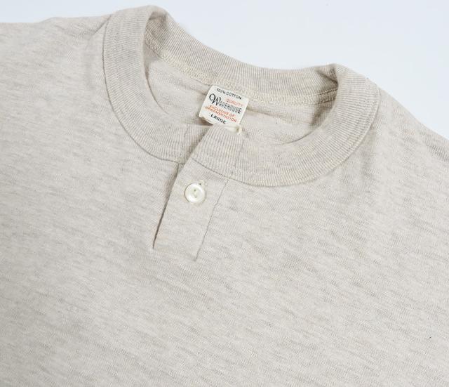 ウェアハウス WAREHOUSE 半袖 1ボタン ヘンリーネック Tシャツ 4082