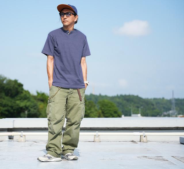 ウェアハウス WAREHOUSE 半袖 1ボタン ヘンリーネック Tシャツ 4082