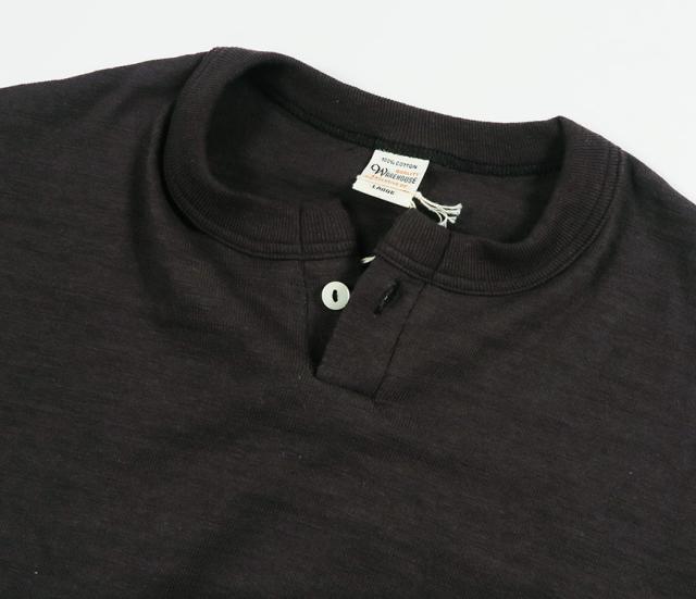 ウェアハウス WAREHOUSE 半袖 1ボタン ヘンリーネック Tシャツ 4082