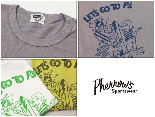 フェローズ Pherrow's 半袖Tシャツ プリント ''TIGER CUB'' 19S-PT5