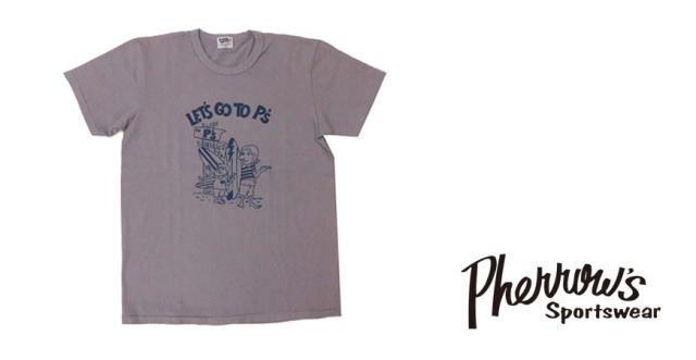 フェローズ Pherrow's 半袖Tシャツ プリント ''TIGER CUB'' 19S-PT5