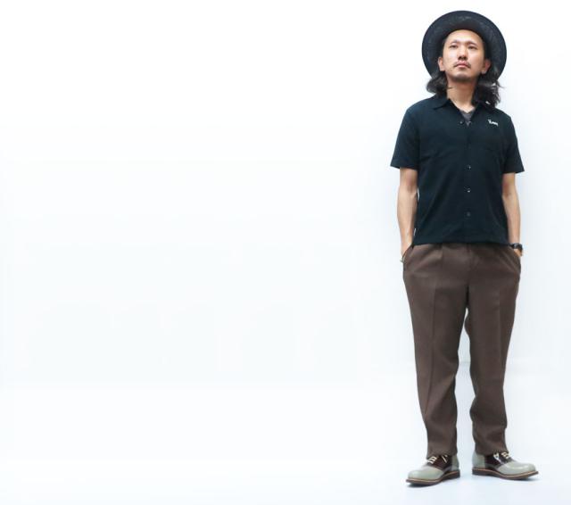 King Louie by Holiday キングルイ ボウリング シャツ ボーリング レーヨン ROAD HOGS 刺繍 KL37832