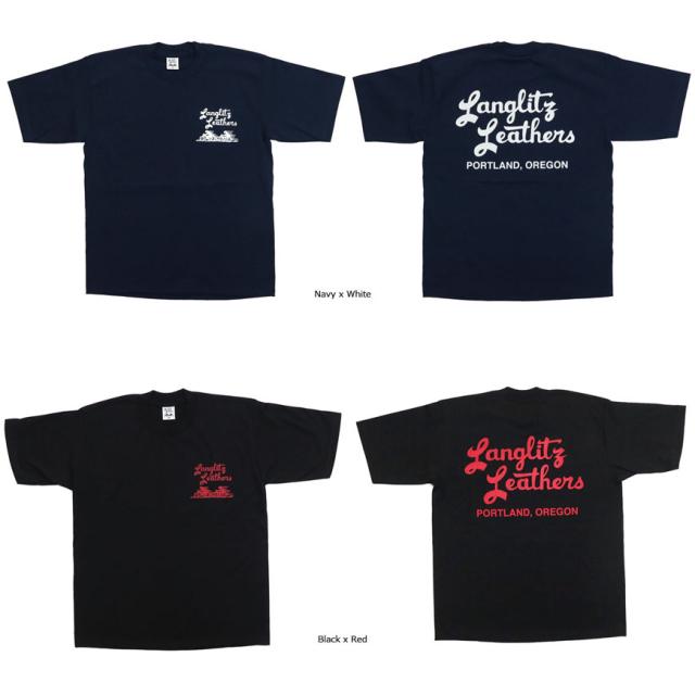 ラングリッツレザーズ Langlitz Leathers 半袖 プリント Tシャツ ロゴ LL-TYPE-A
