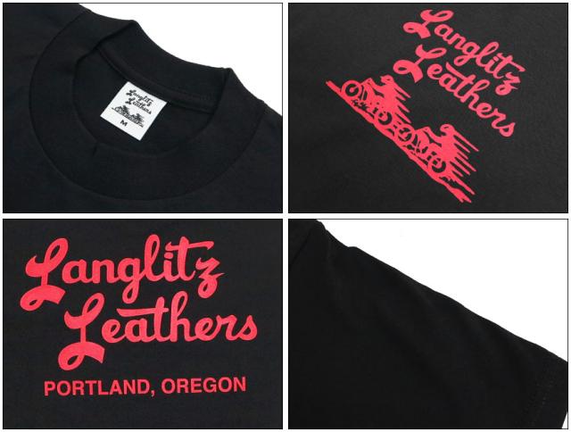 ラングリッツレザーズ Langlitz Leathers 半袖 プリント Tシャツ ロゴ LL-TYPE-A