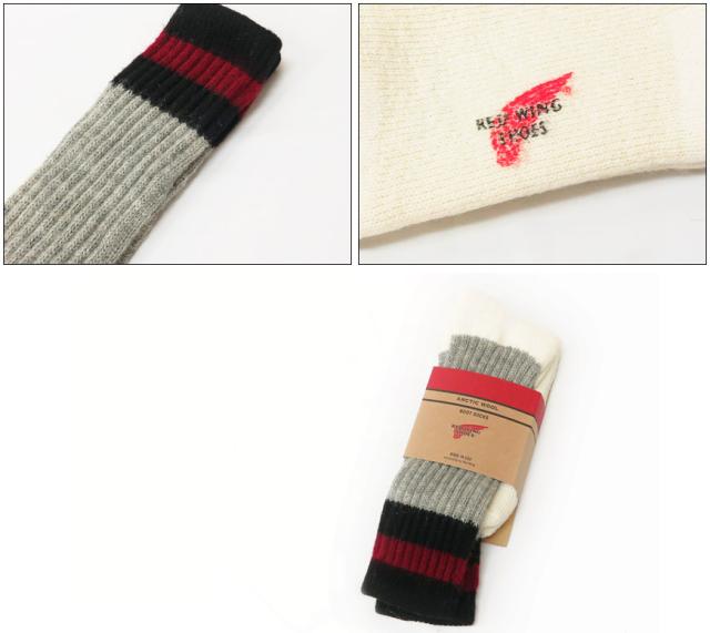 REDWING レッドウィング コットンラグ クルーソックス グリーン STYLE NO.97245