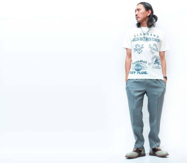 BY GLAD HAND クルーネック Tシャツ プリント BYGH-20-SS-26