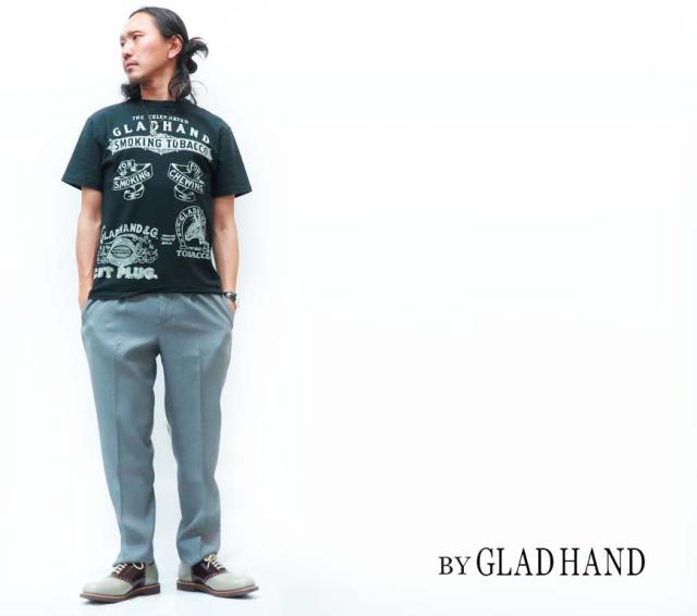 BY GLAD HAND クルーネック Tシャツ プリント BYGH-20-SS-26