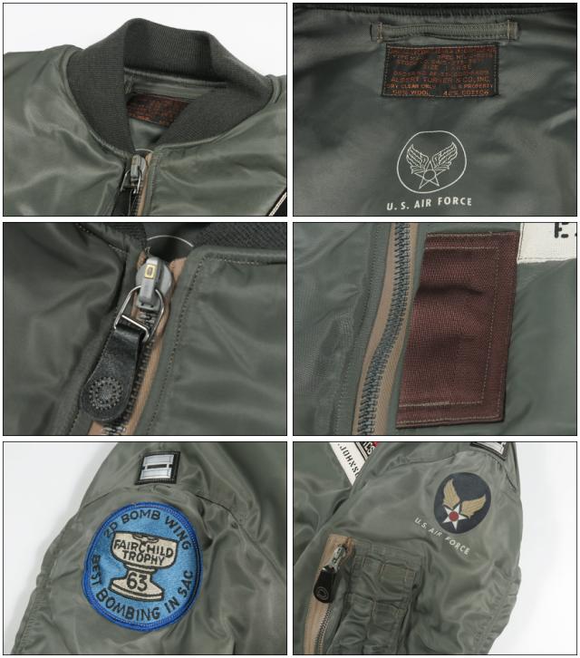 Buzz Rickson's フライトジャケット MA-1 1st Moderl Albert Turner  96th BOMB.SQ. BR15994
