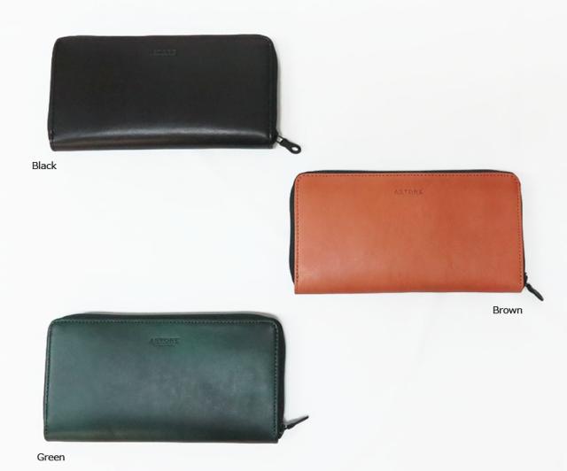 ホークカンパニー HAWK COMPANY イタリアンレザー ラウンドジップ ロングウォレット 長財布 YANKEE社 革 メンズ レディース AS3001