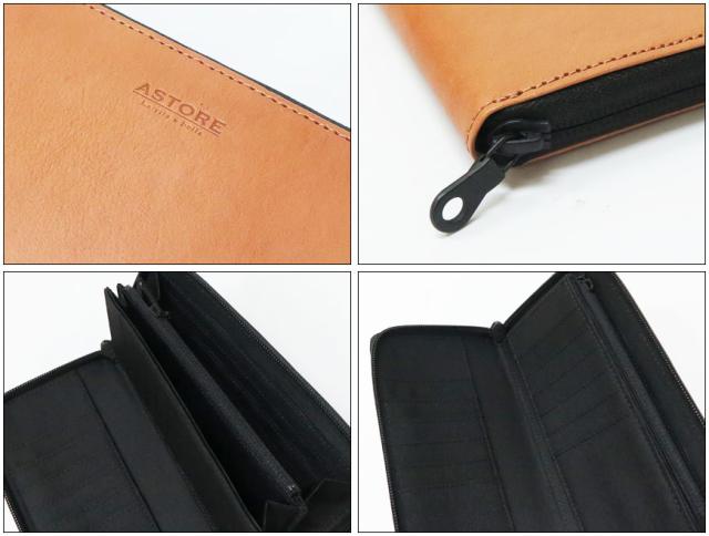 ホークカンパニー HAWK COMPANY イタリアンレザー ラウンドジップ ロングウォレット 長財布 YANKEE社 革 メンズ レディース AS3001