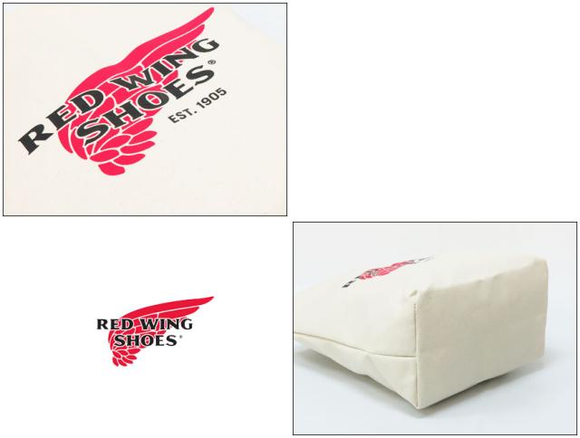 REDWING ワックスドキャンバス×レザー トラベルポーチ 95149