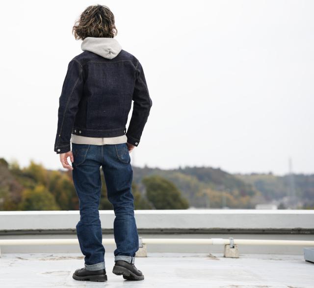 Pherrows 13.5oz デニムジャケット 2nd セカンドタイプ スターチドウォッシュ 407J-SW