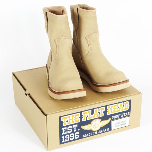 フラットヘッド THE FLAT HEAD スエードレザー ブーツ FN-FB-002