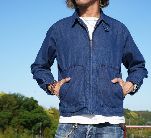 シュガーケーン SUGAR CANE デニム スポーツ ジャケット ドッグイヤージャケット  AGED MODEL SC15913