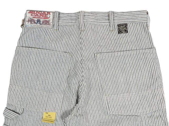 SUGAR CANE シュガーケーン インディゴストライプワークパンツ FICTION ROMANCE 8oz. INDIGO STRIPE WORK PANTS SC42649