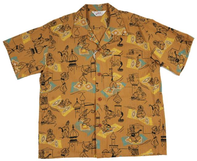STAR OF HOLLYWOOD スターオブハリウッド 半袖 コットン オープンカラーシャツ MAGIC CARPET SH39716