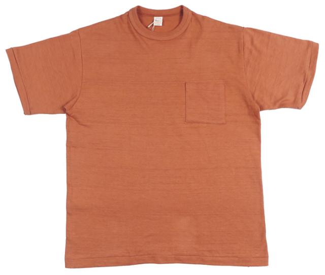 ウェアハウス WAREHOUSE Lot.4601-pocket 無地 半袖 ポケットTシャツ 定番 シャドーボーダー ローゲージ編み