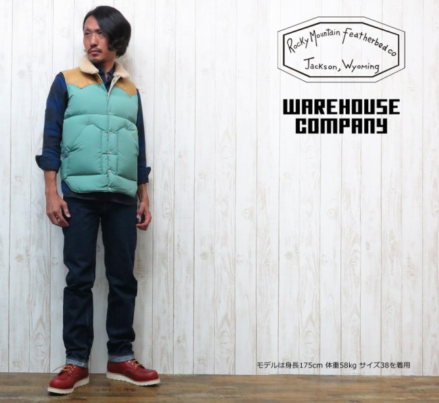 wh2116 ウェアハウス WAREHOUSE ROCKY MOUNTAIN FEATHERBED ロッキーマウンテン・フェザーベッド クリスティー ダウンベストの通販はau PAY マーケット - アースマーケット | au PAY マーケット－通販サイト