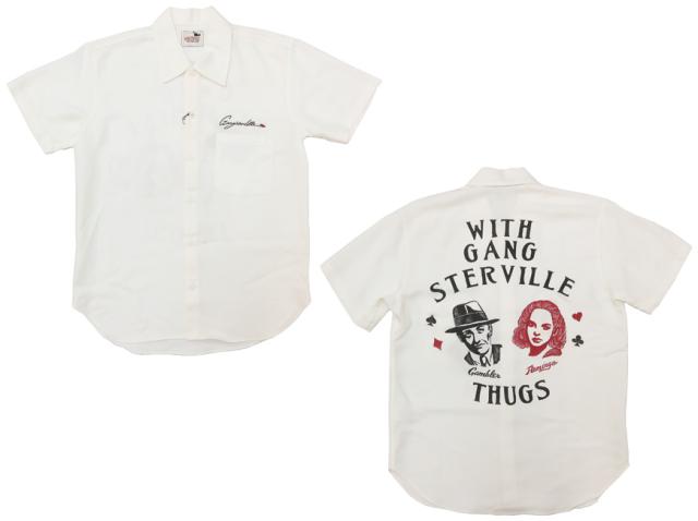 GANGSTERVILLE MOVSTER 半袖 レーヨンシャツ