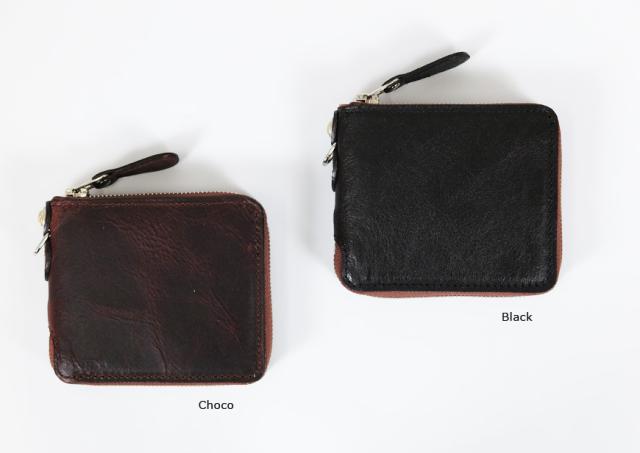 KC’S ケーシーズ ヴィンテージホースハイド 2つ折り ラウンドジップ ウォレット ビルフォード KMB023