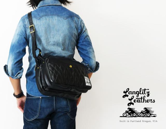 ラングリッツ・レザーズ Langlitz Leathers パッデッド シングル ガンパース ラージ Padded Single Gun Purse Large