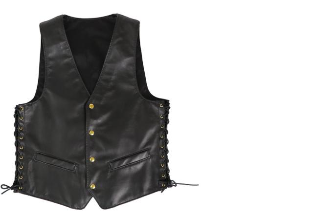 Langlitz Leathers レザーレースドベスト LACED VEST
