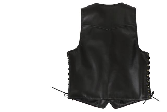Langlitz Leathers レザーレースドベスト LACED VEST
