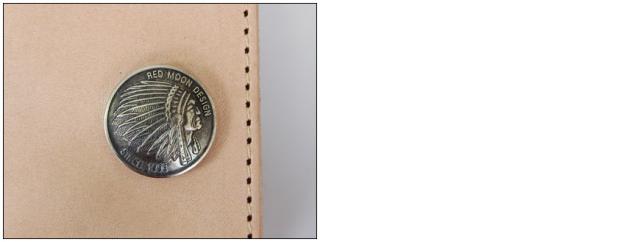 レッドムーン ネイティブアメリカンコンチョ・レザーショートウォレット SR-01A "ストリートライダー"