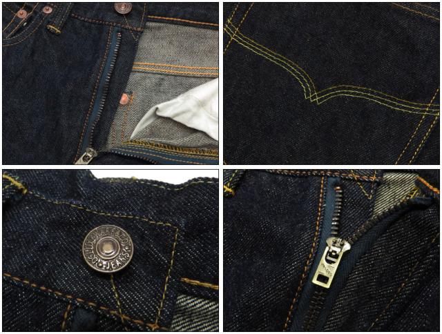 ウェア DELUXEWARE タイトストレート ジーンズ 14.3oz ディープインディゴ  dx075a