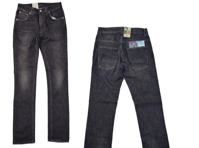 ヌーディージーンズ NUDIE JEANS テープテッド TAPE TED ORG.BLACKBRIQUTTE レギュラー スキニー 送料無料 38161-1272 ヌーディージーンズ NUDIE JEANS テープテッド TAPE TED ORG