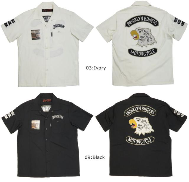 Schott チェーン刺繍 半袖ワークシャツ「EL FRESCO」 3145020