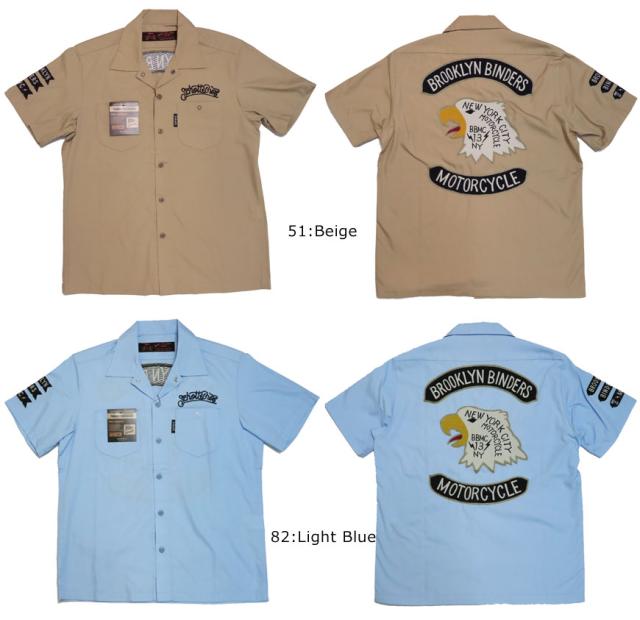 Schott チェーン刺繍 半袖ワークシャツ「EL FRESCO」 3145020