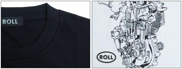 【ROLL】 半袖プリントTシャツ